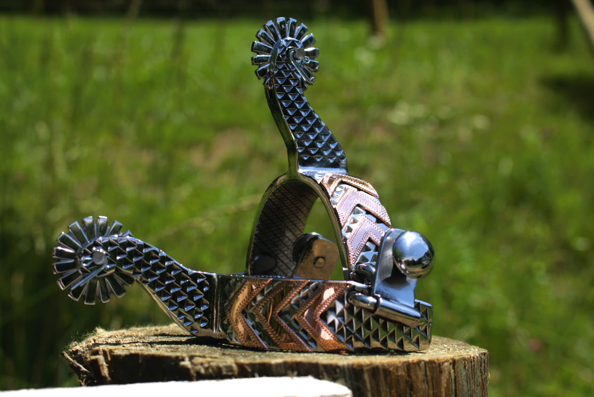 Ladies Spurs (Rasp engraved)